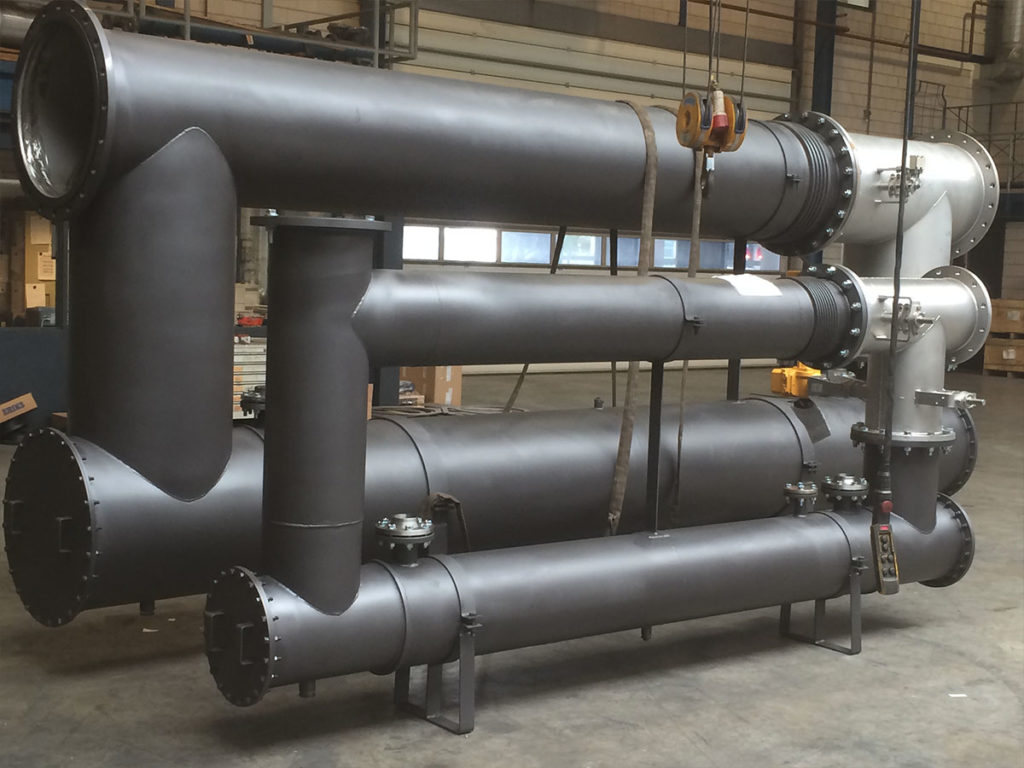 Exhaust gas heat exchangers for CHP applications