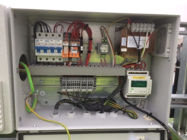 bespoke electrical control panel cables