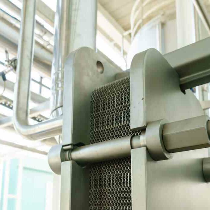Supply and installation of industrial heat exchangers